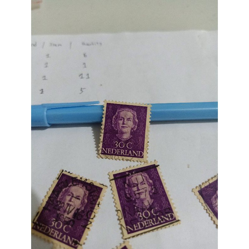 

Perangko Netherlands 1949 Queen Juliana 30c Nederland Stamp