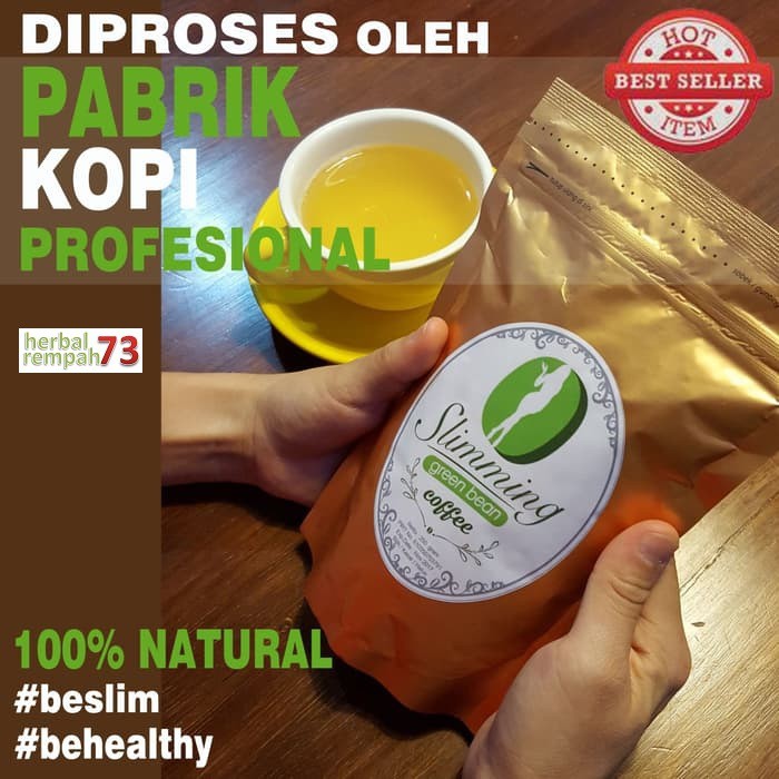 

Kopi Hijau Diet Langsing Slimming Green Bean Coffee BUBUK KASAR 250gr