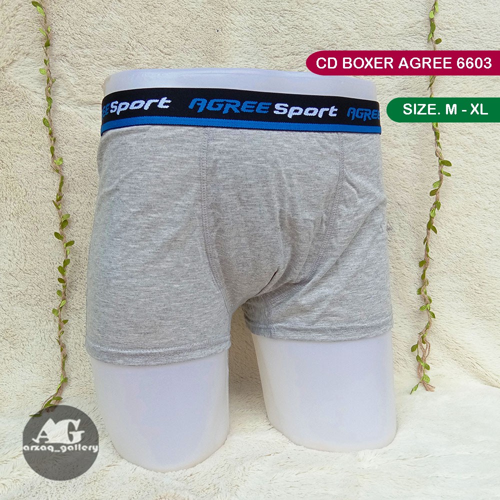 [ 2 pcs ]Cd Boxer agree  6603 Cd Pria Dewasa Pakaian Dalam Pria Dewasa | Boxer Pria Supersoft | Celana Dalam Pria | Boxer | Pakaian Dalam Wanita