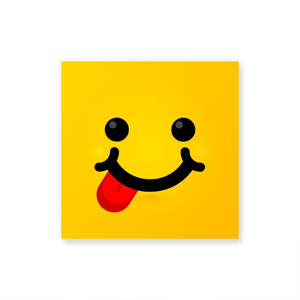 Hiasan Dinding Hiasan Kamar Wall Decor Smile Smiley Emoticon - WD28