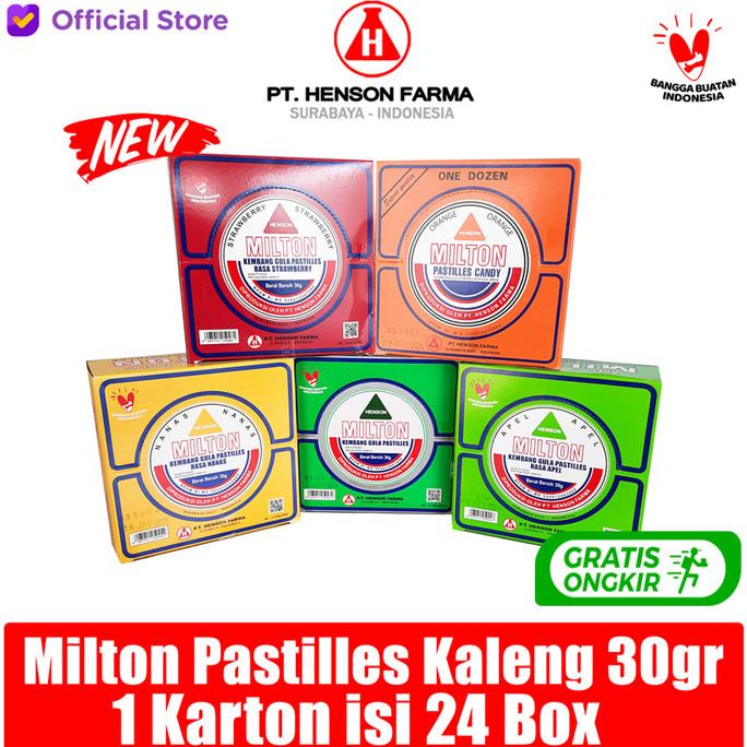 

Permen MILTON PASTILLES kaleng 30gr Karton Isi 24 Box