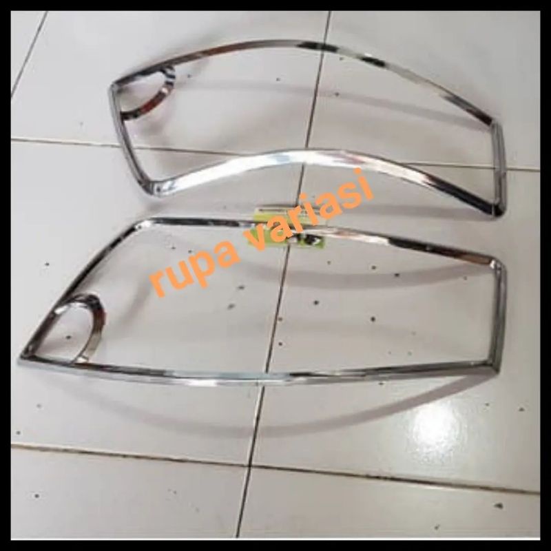 cover garnis depan + belakang lampu stop mobil Suzuki APV ARENA avp chrome crome tempel