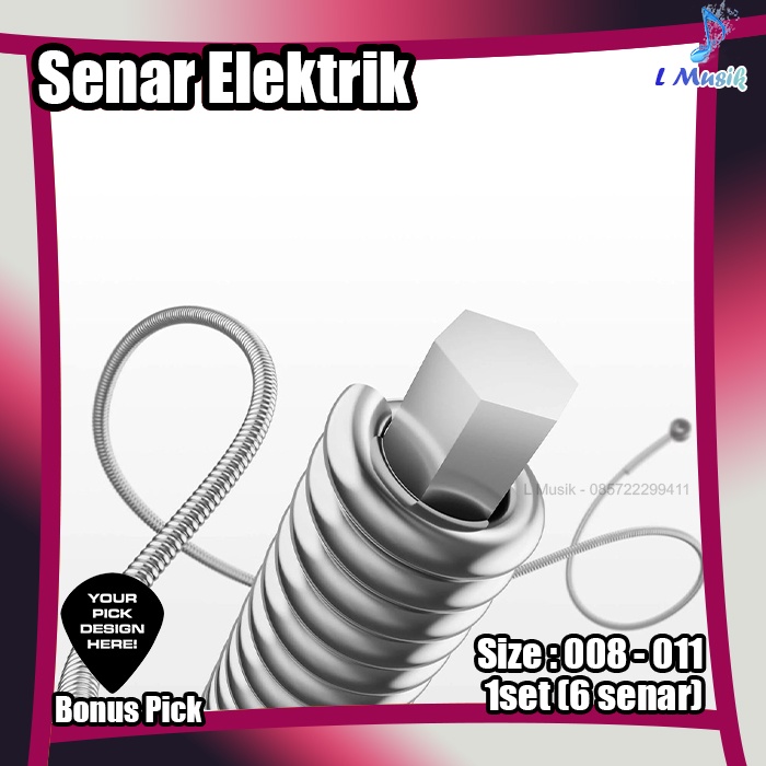 SENAR GITAR ELEKTRIK 08 D ADDARIO ELECTRIC GUITAR STRINGS