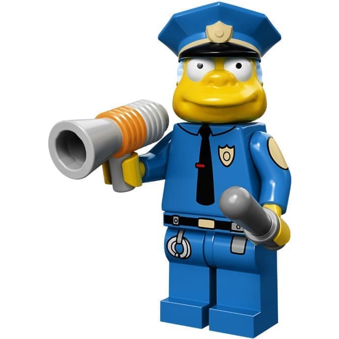 Chief Wiggum Lego Minifigures Series The Simpsons Shopee Indonesia - marty mcfly roblox