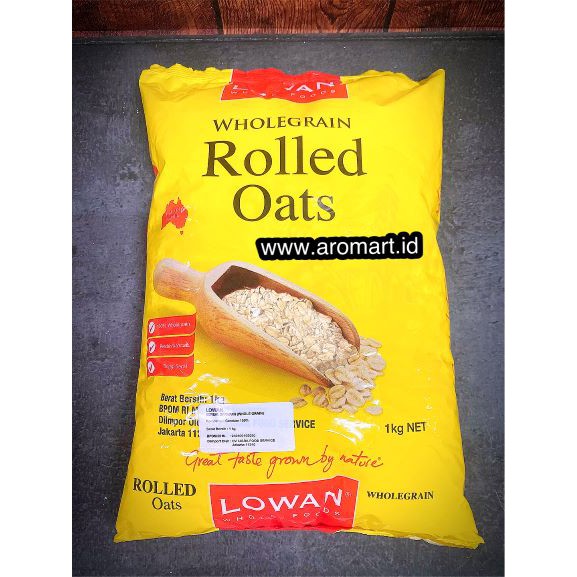 

Lowan WholeGrain Rolled Oats - 1 kg