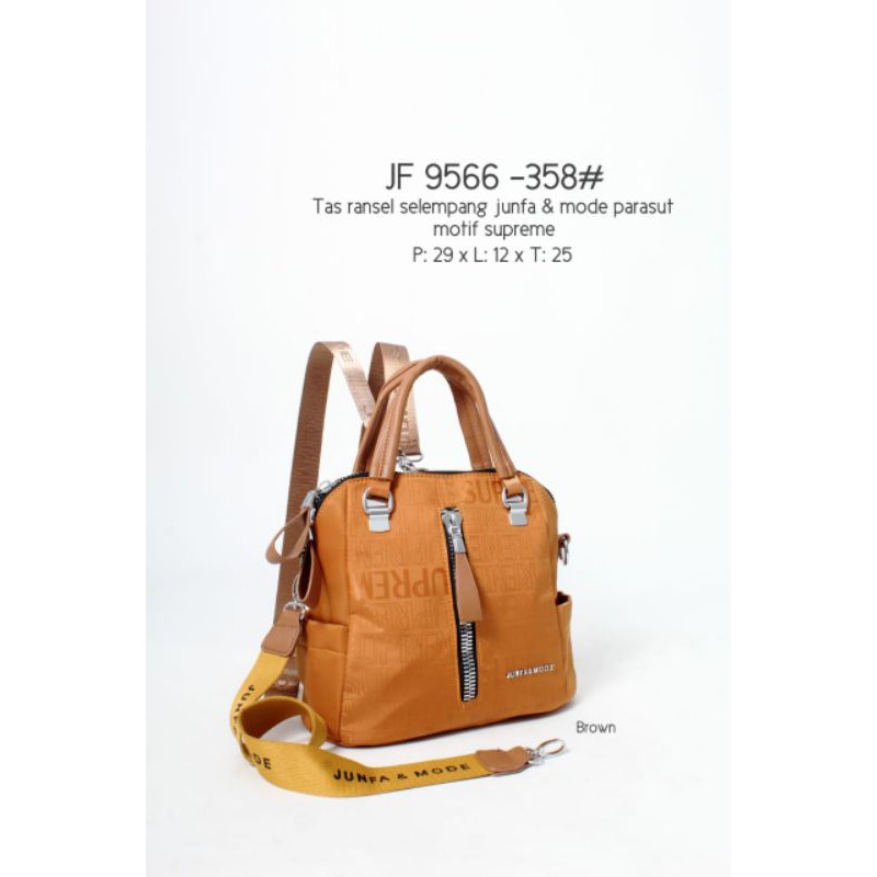 TAS WANITA IMPORT RANSEL 3 IN 1 JUNFA 9566 | TAS RANSEL WANITA IMPORT | TAS WANITA IMPORT