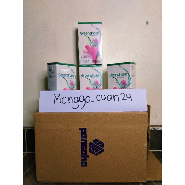 Pansaka Greenshake Aroma Melon 100 gr 100% ORIGINAL PESANAN BALI( 3 GREENSHAKE DAN 11 gluberry)