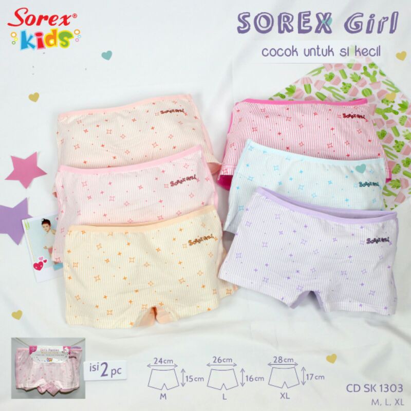 1 PCS CELANA DALAM ANAK SOREX KIDS SK1300 SK1301 SK1305 NA401 NA402 403 450 451 470 471