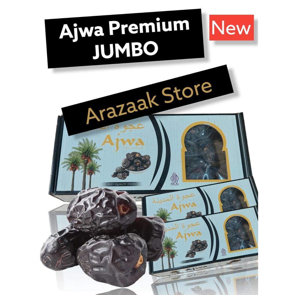 

KURMA NABI JUMBO/AJWA JUMBO 500GR [KEMASAN DUS]
