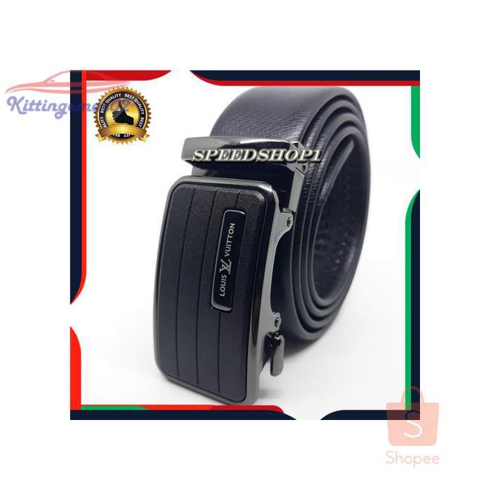 IKAT PINGGANG PRIA GESPER SABUK KTG2I2087 BELT REL LV KULIT IMPORT
