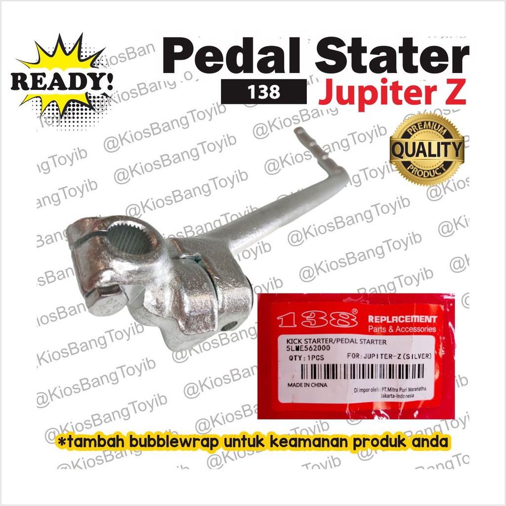 Pedal Kick Stater Starter/Engkol/Selah Yamaha Jupiter Z -(138)-