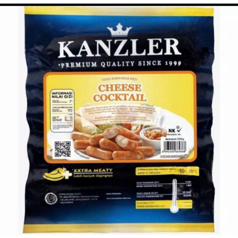sosis Kanzler cheese cocktail 500gr
