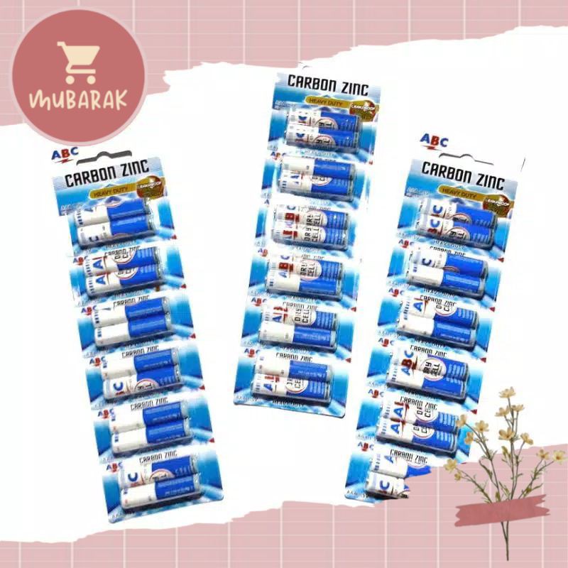 [12 PCS] BATERAI ABC AAA A3