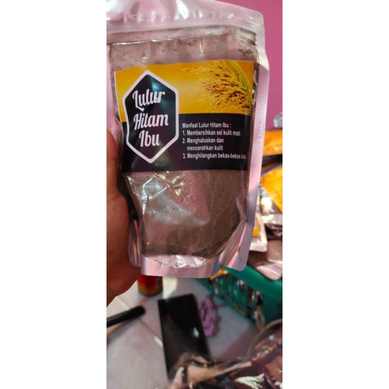 lulur hitam ibu