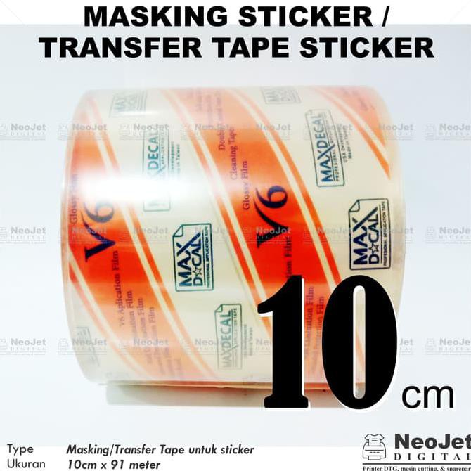 

Best Seller] Transfer / Masking Tape Cutting Sticker 10 Cm Stiker Kating