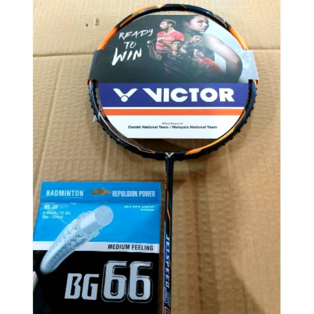 RAKET VICTOR JETSPEED 08 100% ORIGINAL