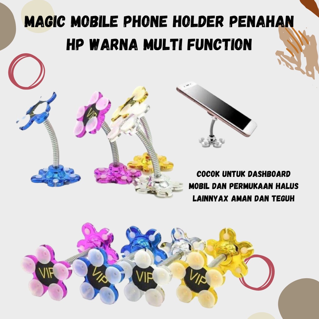 BISA BAYAR DITEMPAT!!! Mobile Phone Holder Penahan Hp Warna Multi Function