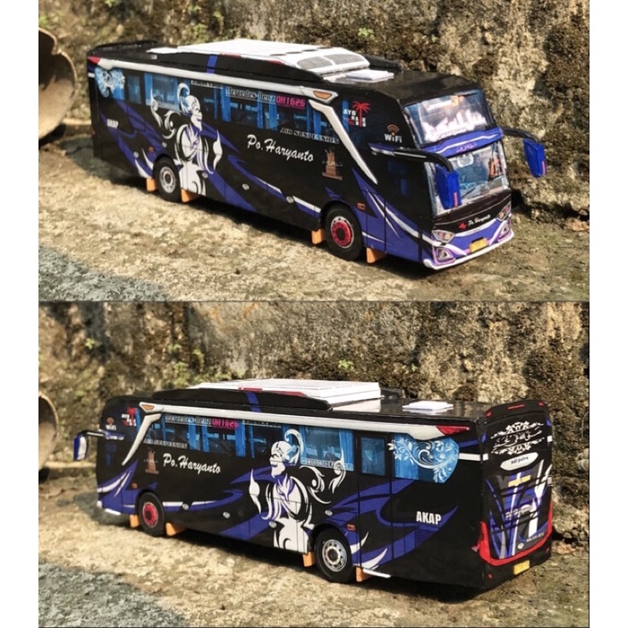 papercraft bus po. haryanto (bebas request) || rizpaperbus