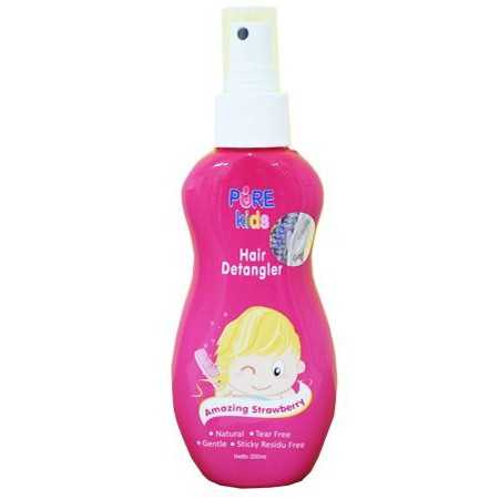 Pure Kids Hair Detangler Spray / Vitamin Rambut Anak - 200ml (Tersedia varian aroma)