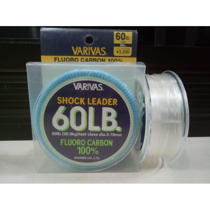 Shock Leader Fluorocarbon 100% Varivas 60 Lb