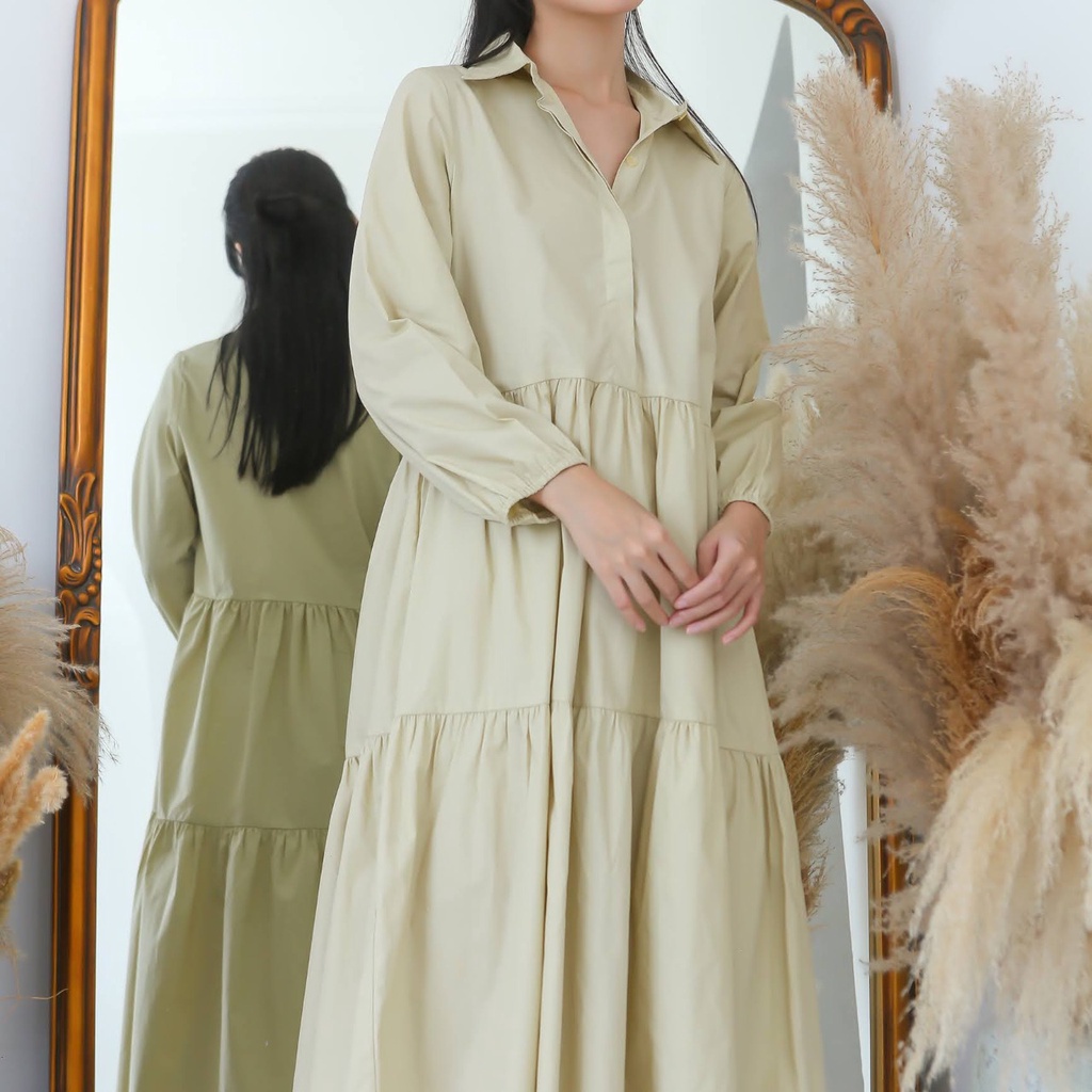 V918 Ella Long Shirt Dress - 6 COLOR &amp; 2 SIZE