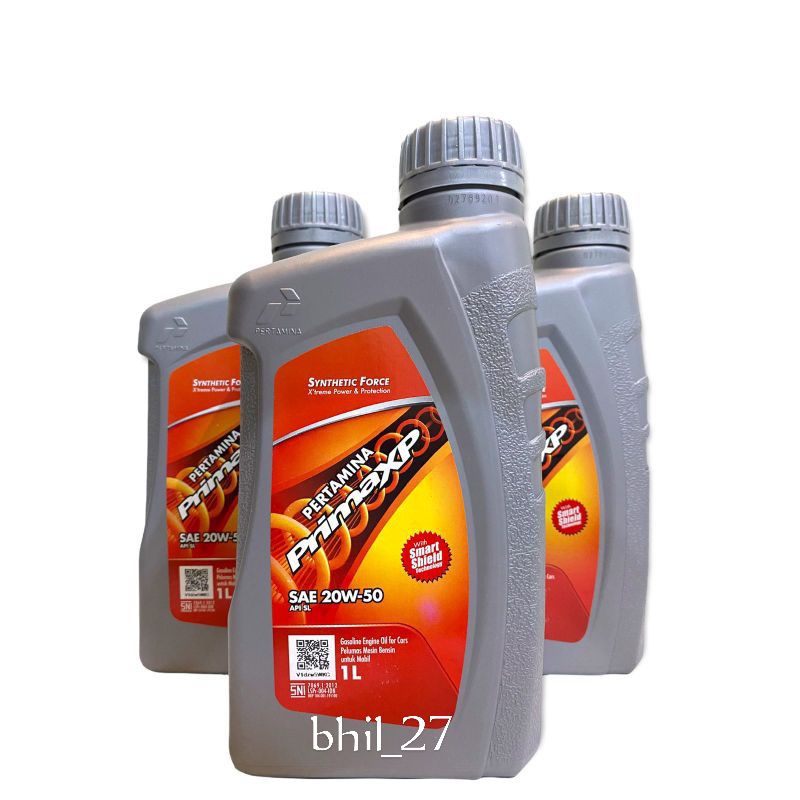 oli pertamina prima xp 1 liter  20w-50