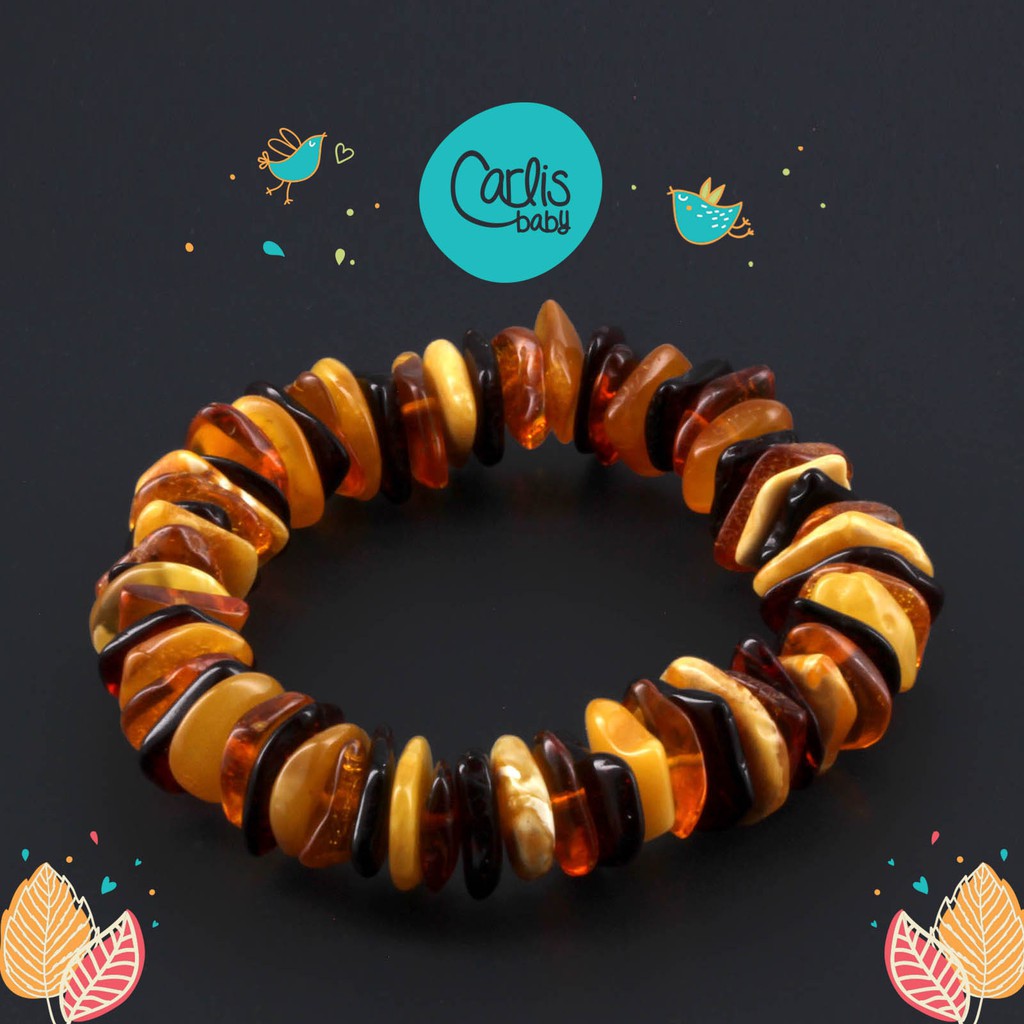 CCE72 Gelang Baltic Amber Dewasa By CARLIS BABY