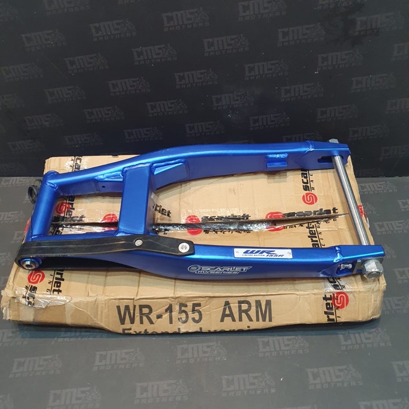 Swingarm Swing Arem Scarlet Mx Series Yamaha WR155 66cm Biru