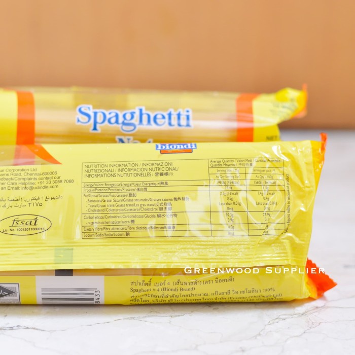 

Pasta-Aneka- Pasta Biondi - Spaghetti 500G (Best Seller) -Aneka-Pasta.