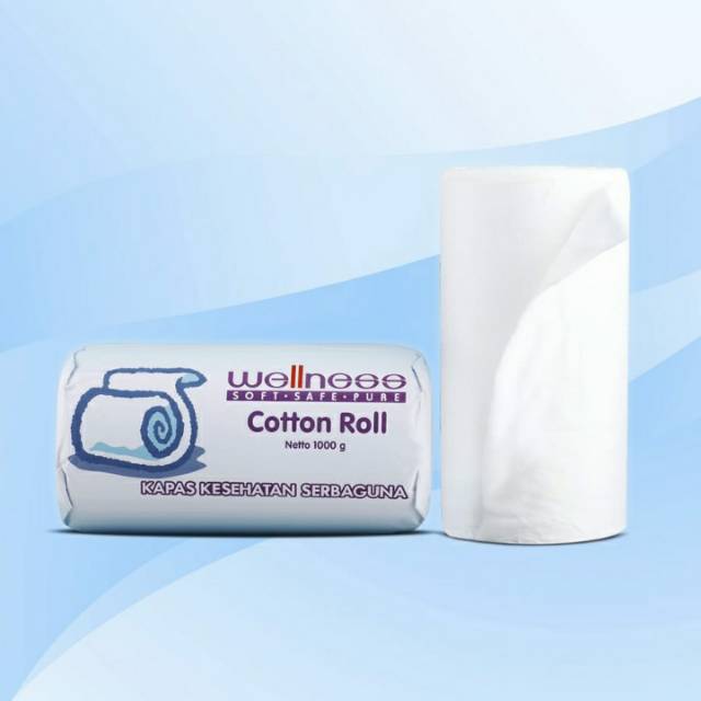 Wellness Cotton Roll 1 kg / 1000 gr Kapas Gulungan