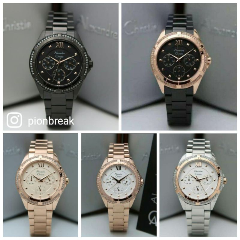 Alexandre Christie wanita Terbaru / AC2644 diamond / AC 2644 ladies Glamour original