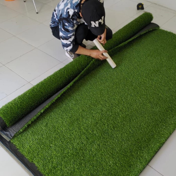 rumput sintetis 2cm /m2