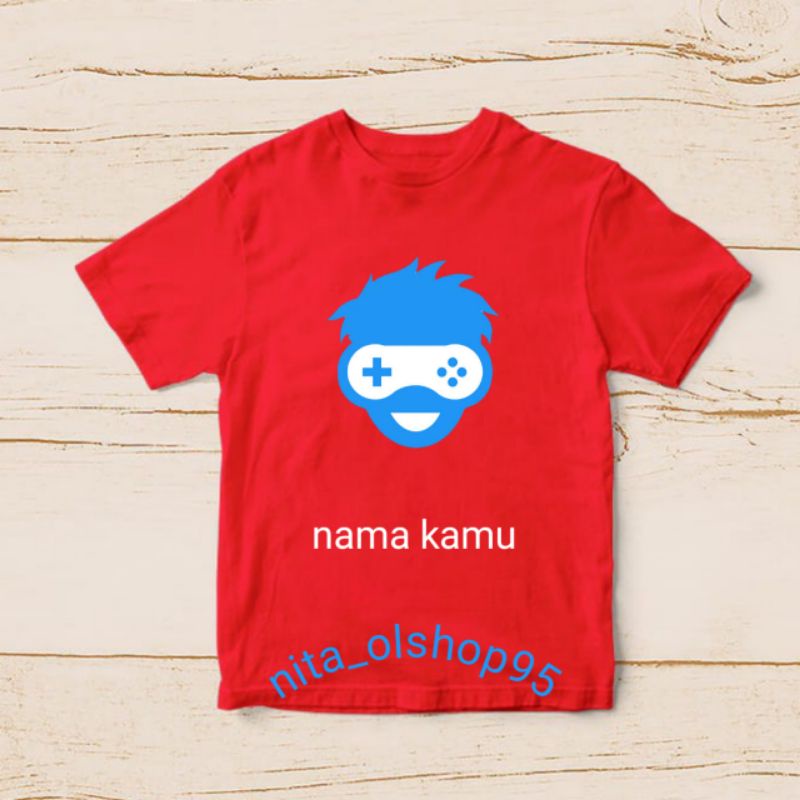 baju anak gemer kaos anak gaming pro player