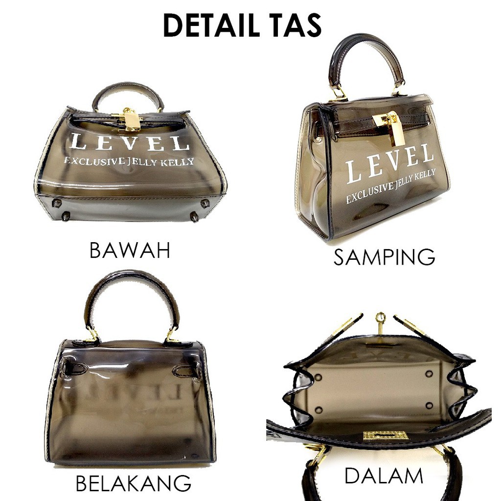 TAS LEVEL JELLY FASHION IMPORT WATERPROOF - TAS WANITA - TAS IMPORT TAS BATAM