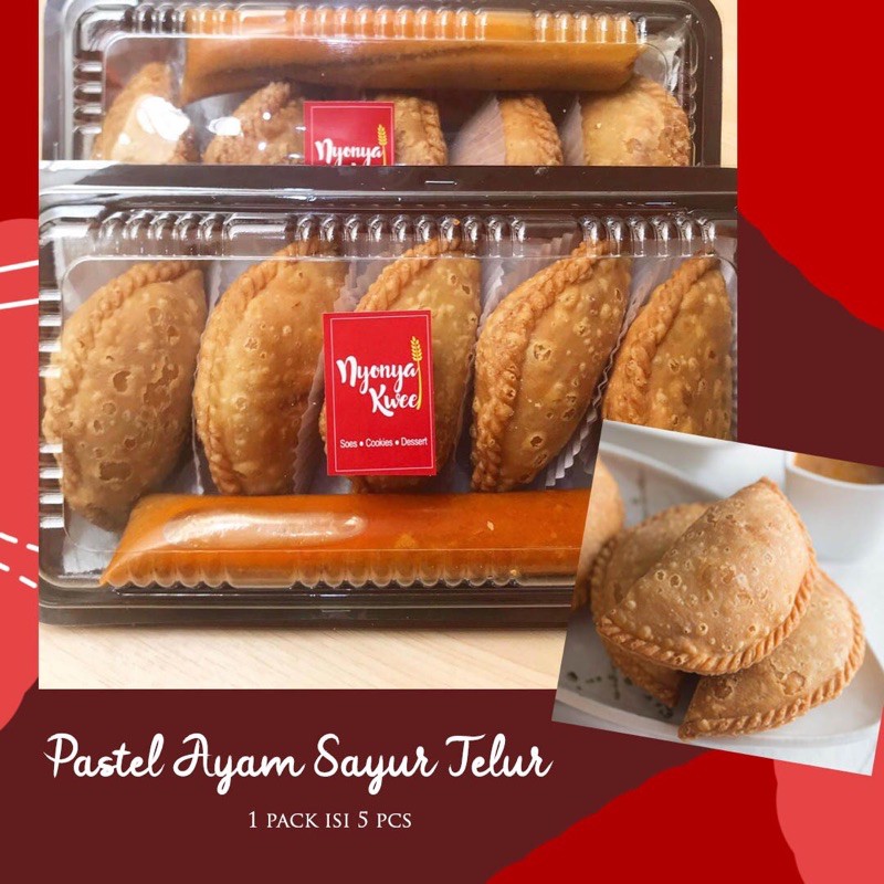 Pastel Ayam sayur telur Homemade