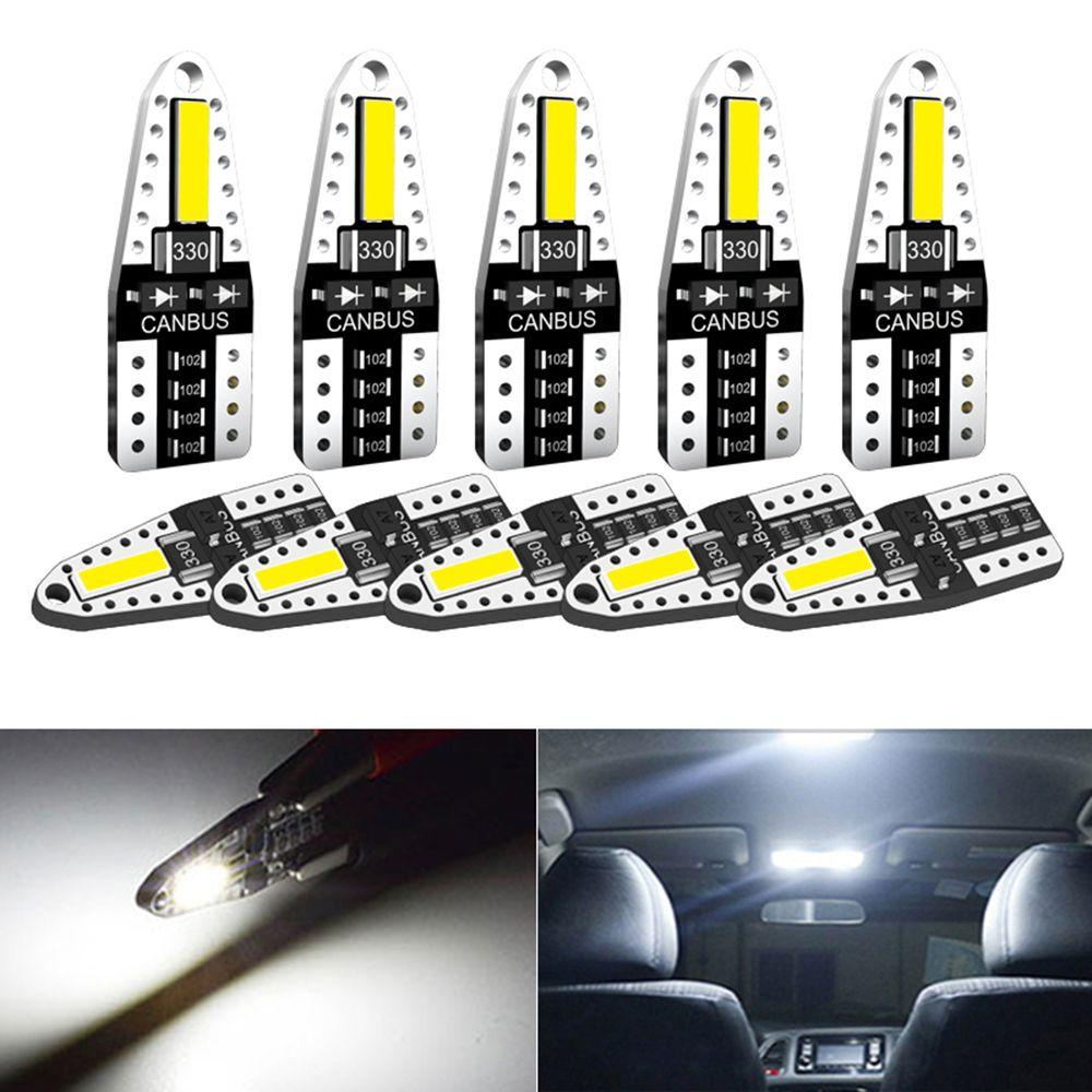 Lanfy Lampu LED Canbus T10 7020 SMD Lampu Interior Mobil Xenon Putih Lampu Sinyal 6000K Lampu Baca