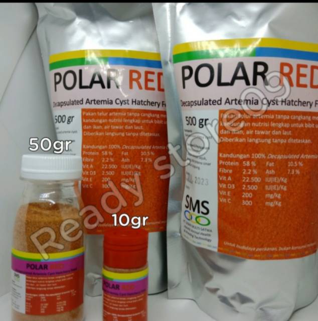 POLAR RED 10 GR BY SMS - ARTEMIA INSTANT