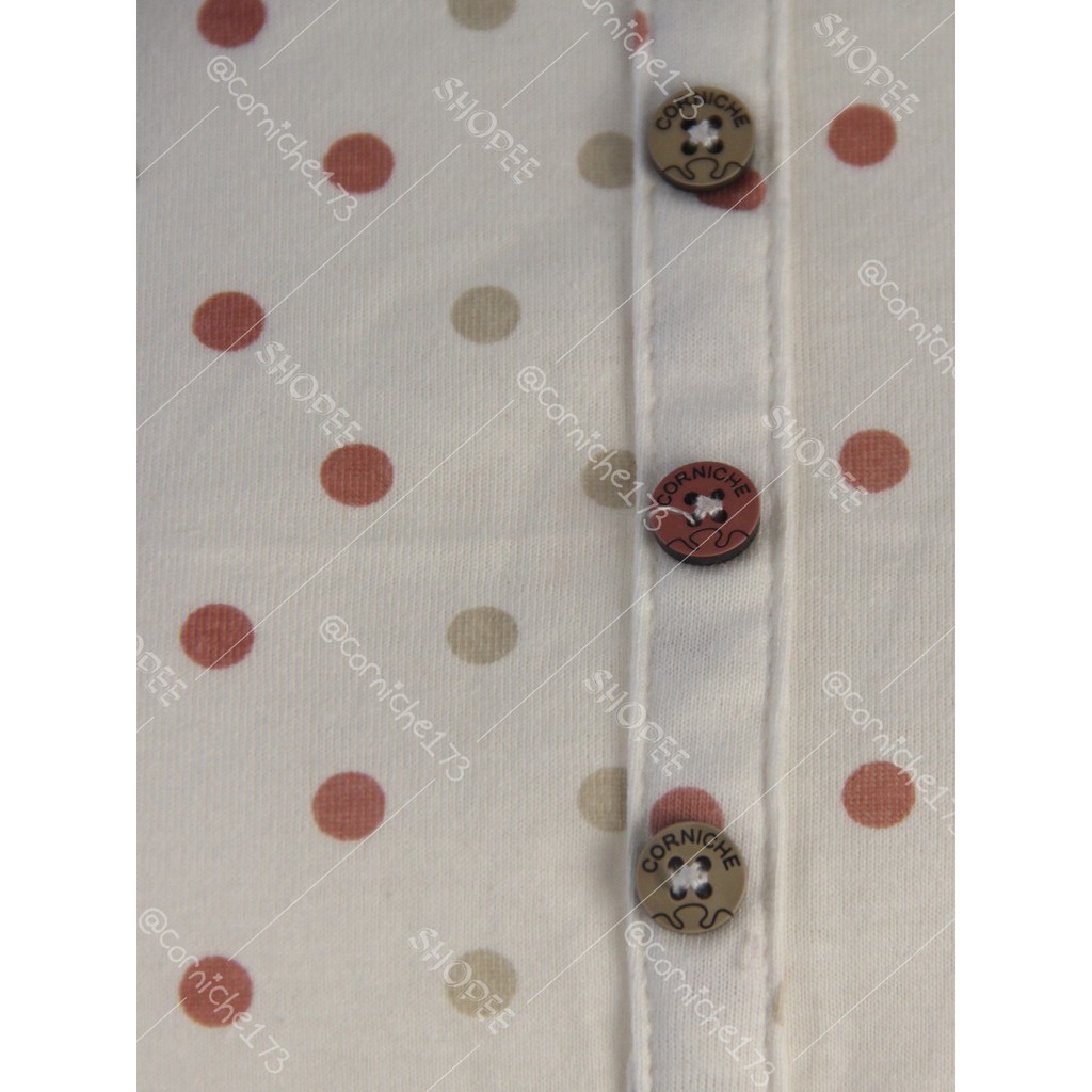 Corniche Novi Dot Tee Putih Tulang - TK231249