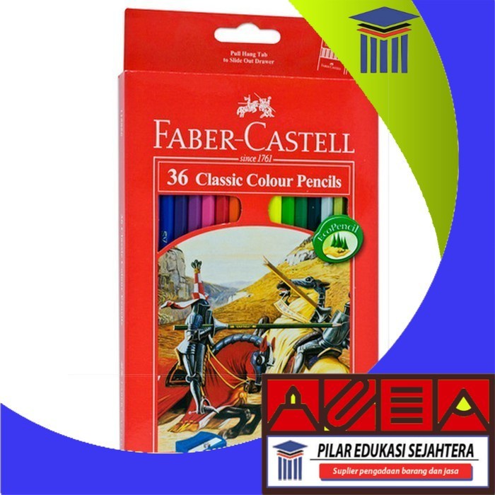 

COLOUR PENCIL / PENSIL WARNA FABER CASTELL 36 WARNA CLASSIC MURAH