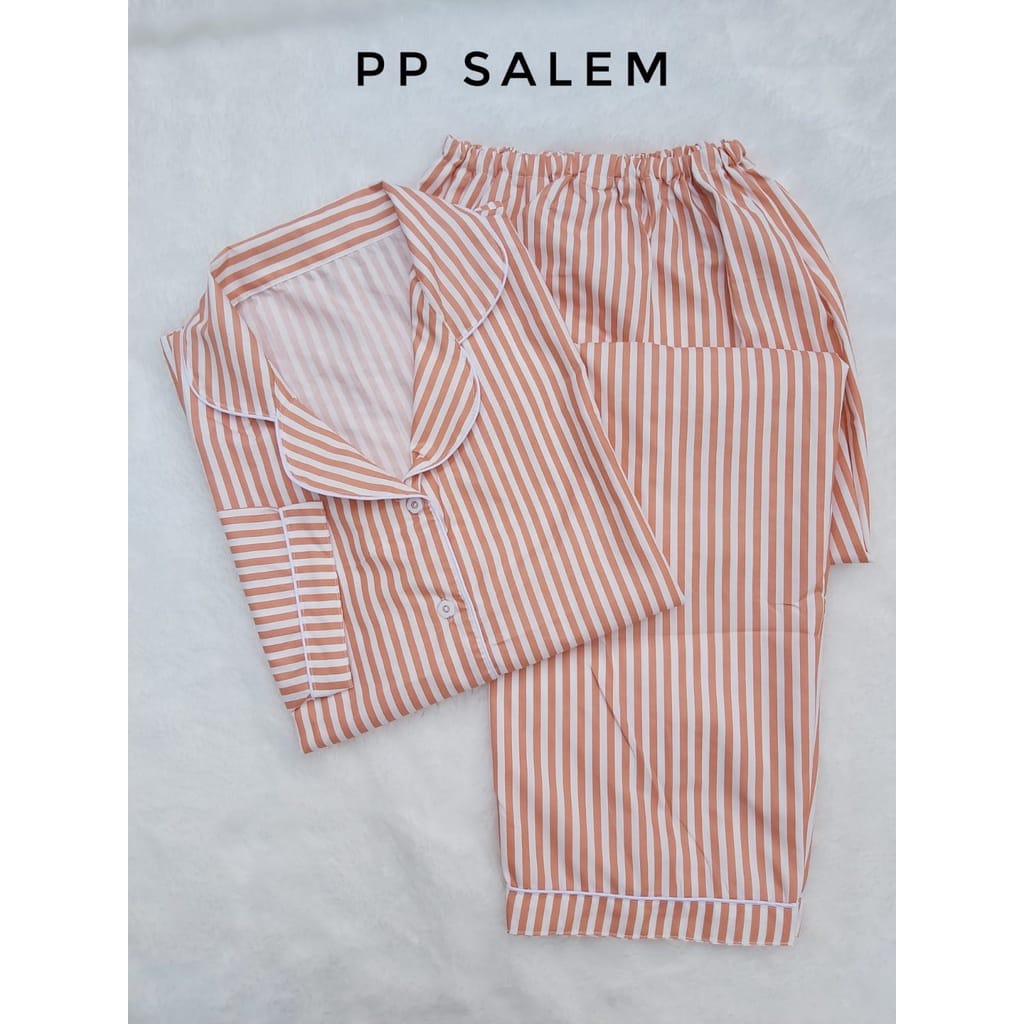 CIAHAW -BAJU TIDUR PIYAMA PP WANITA DEWASA MOTIP SALUR