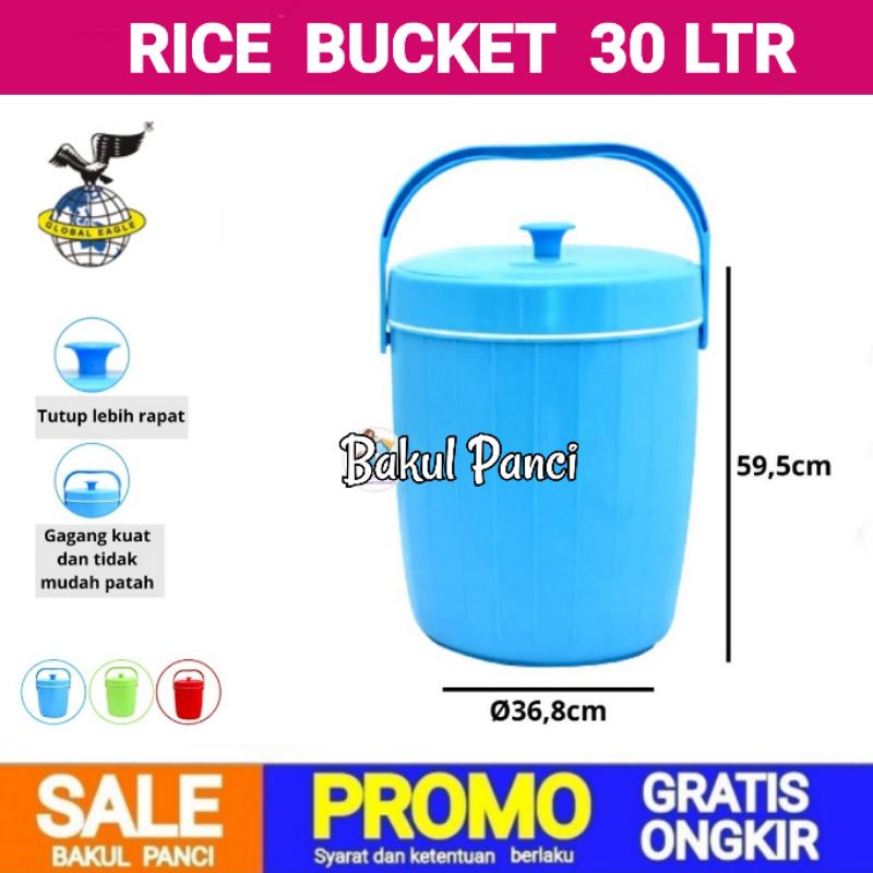 TERMOS NASI 30 LITER / TERMOS ES / RICE BUCKET - GLOBAL EAGLE - ROYAL 30 L