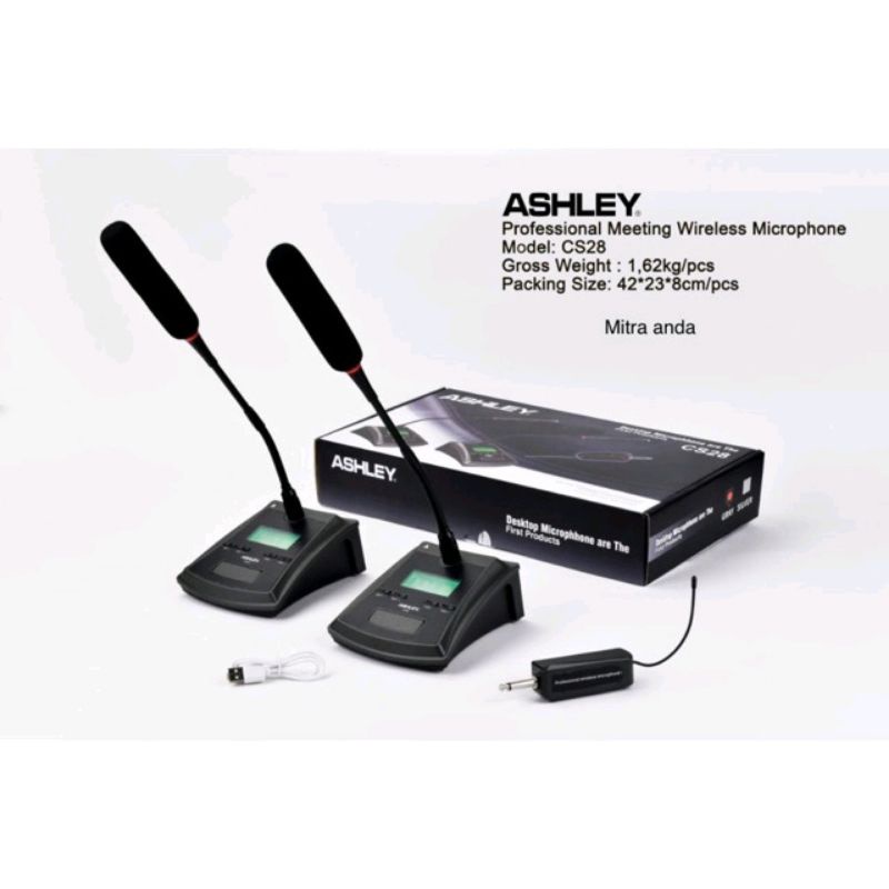 Mic Podium wireless Ashley Mic Meja