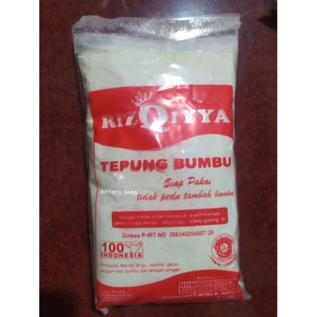 

Tepung Bumbu Instan RIZQIYYA 430gr Low MSG Rendah Vetsin