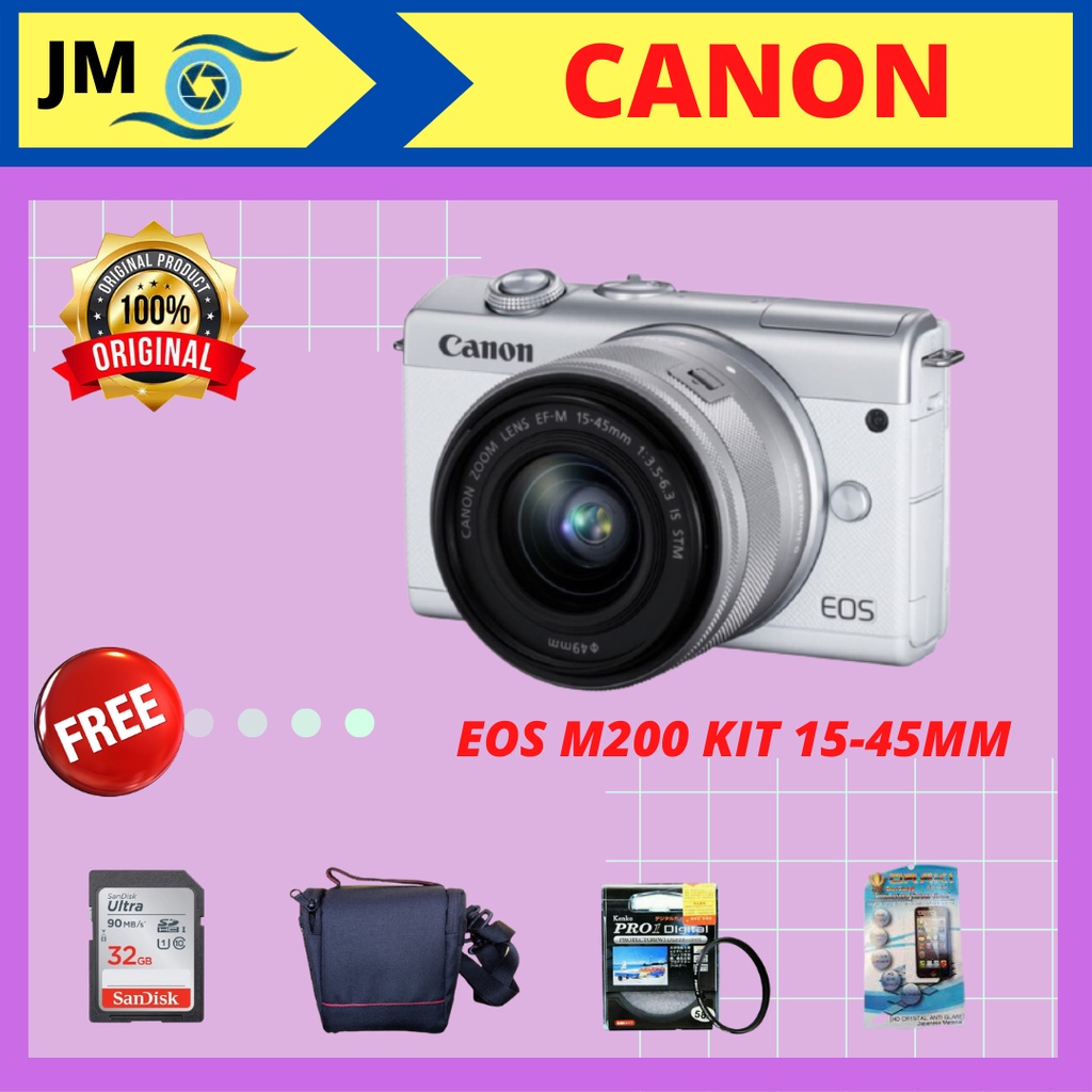 Canon EOS M200 Kit 15-45mm