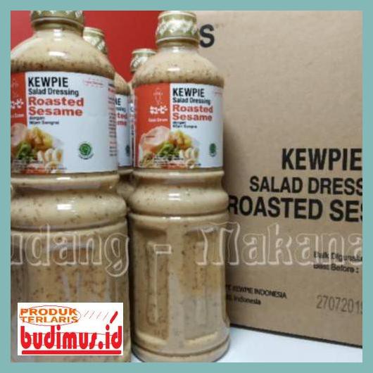 

33Wr4Y5- Kewpie Salad Dressing Roasted Sesame 1 Liter / Saus Wijen - Pack Standard 66R78T87-