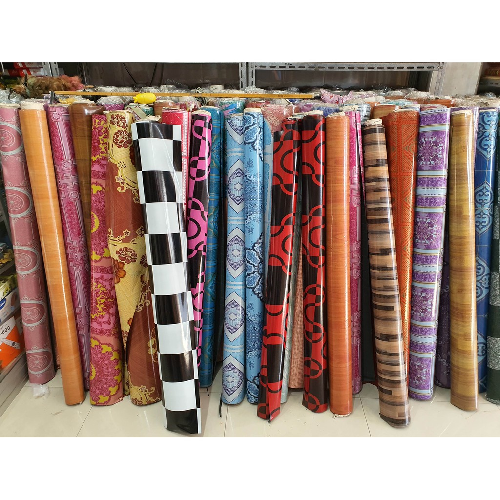 Jual Tikar Terpal Perlak Karpet Alas Lantai Taplak Meja Makan Plastik Perlengkapan ORCHID PER 50cm P