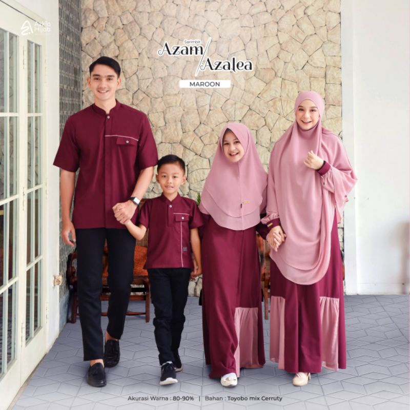 Gamis lebaran/Gamis anak Azalea by Azkia Hijab