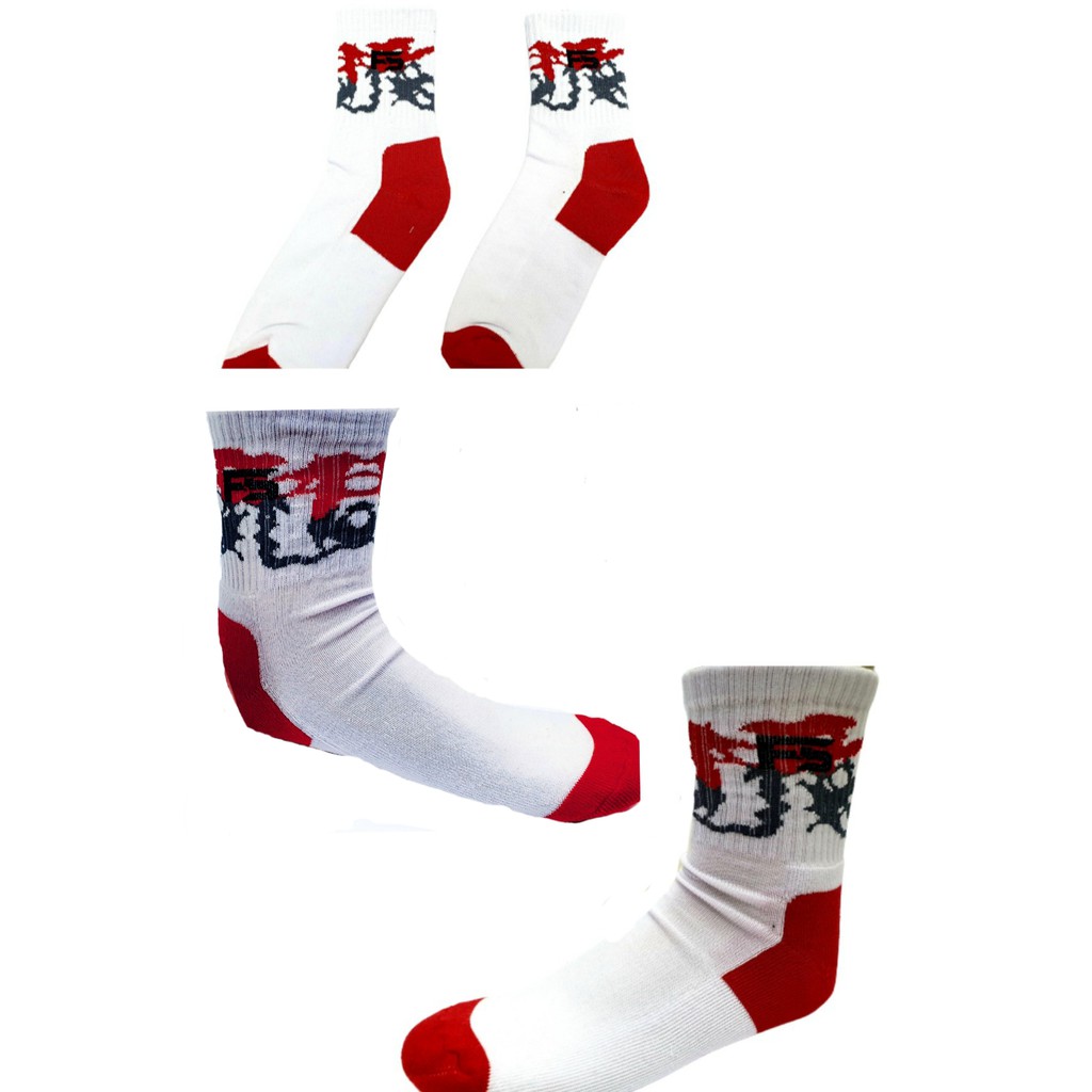  kaos  kaki  frasser 10 putih Shopee  Indonesia