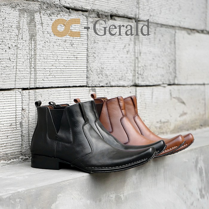 SEPATU PANTOFEL PRIA KULIT ASLI OC-GERALD