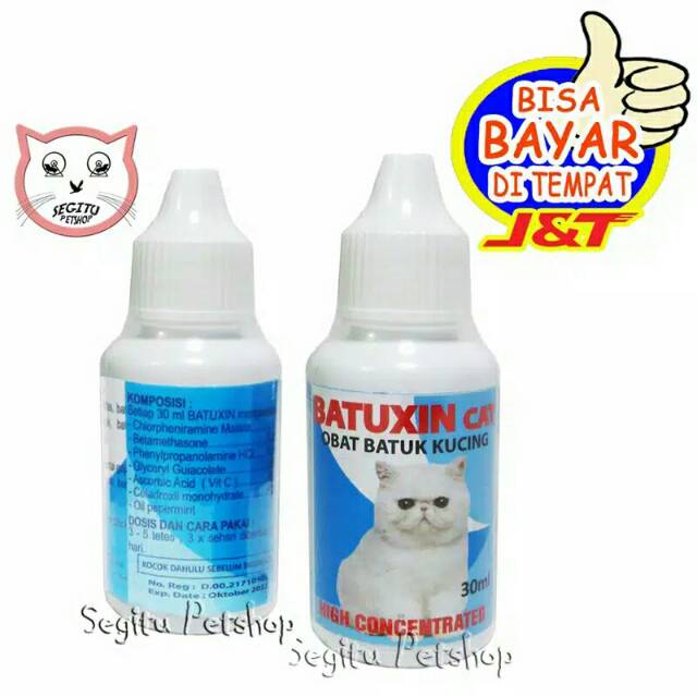 Obat kucing Batuk dan pilek Bersin-bersin BATUXIN